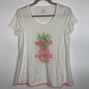 Motherhood maternity pineapple t-shirt‎